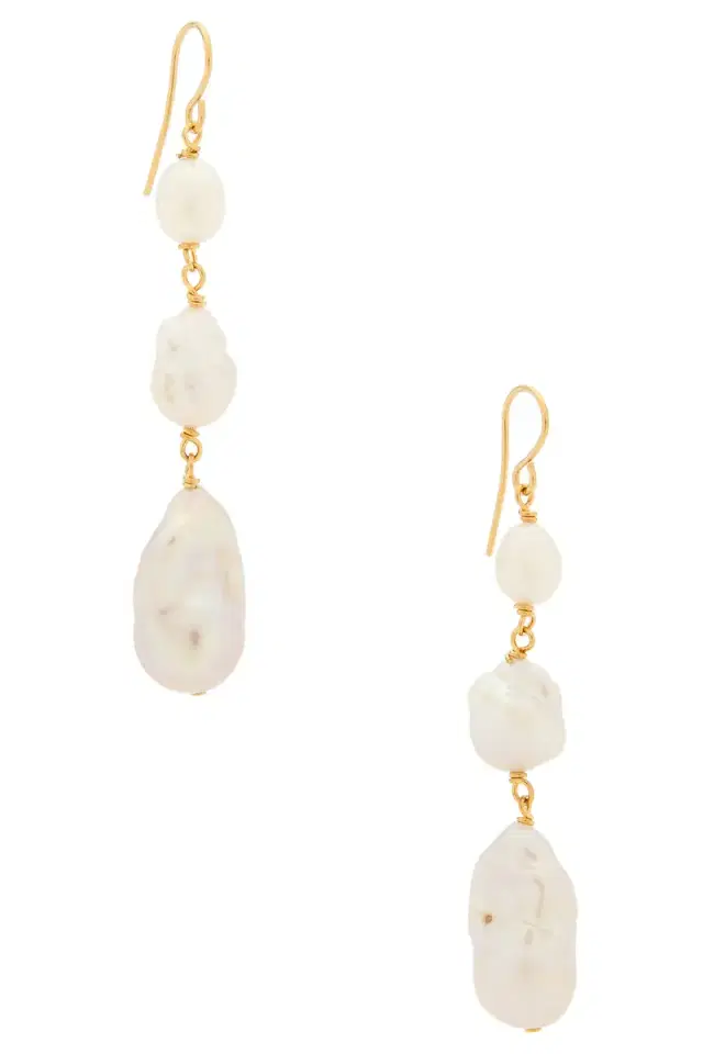 Jil Sander Pearl Earrings