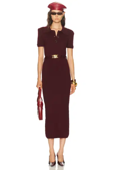 Rowen Rose Short Sleeve Long Dress | Thumbnail 1