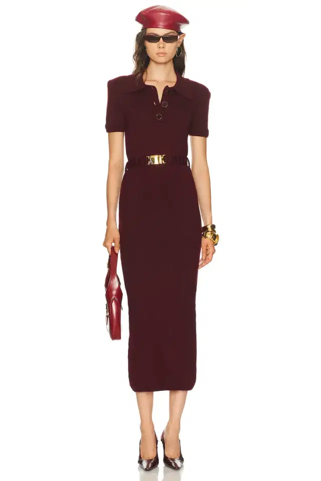 Rowen Rose Short Sleeve Long Dress