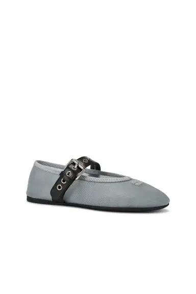 Miu Miu Ballerine Rete Flat | Thumbnail 2 Miu Miu Ballerine Rete Flat | Thumbnail 2