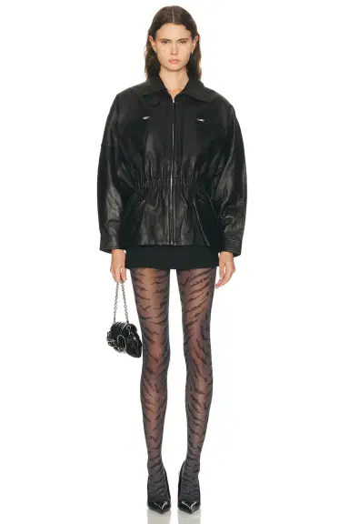 SWEDISH STOCKINGS Roxana Tiger Tights | Thumbnail 2