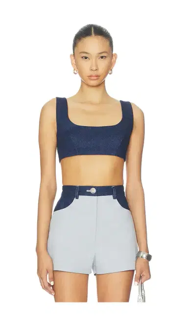 Matthew Bruch Tie Back Crop Top | Thumbnail 1 Matthew Bruch Tie Back Crop Top | Thumbnail 1