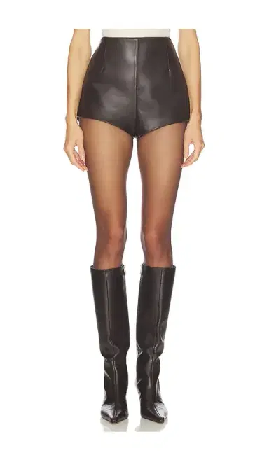 Camila Coelho Elia Leather Short | Thumbnail 1 Camila Coelho Elia Leather Short | Thumbnail 1