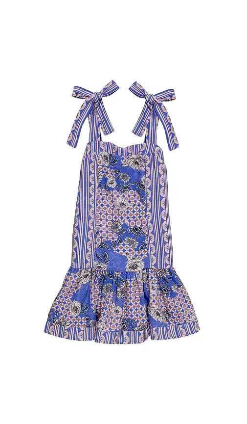 Agua Bendita Kaio Quilt Dress