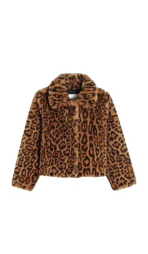 Elis Leopard Kids Coat