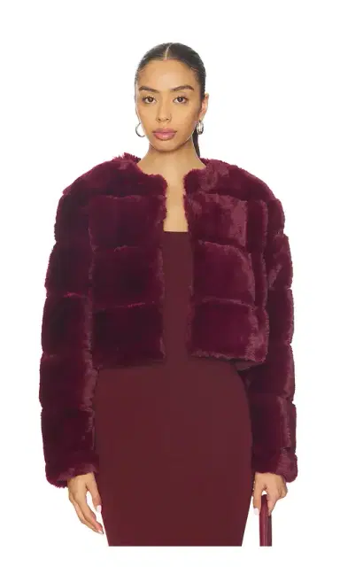 BLANKNYC Cropped Faux Fur Coat | Thumbnail 1