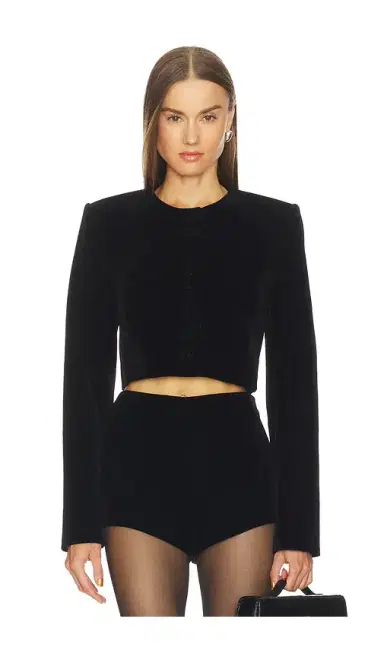 Camila Coelho Roxana Velvet Jacket | Thumbnail 1 Camila Coelho Roxana Velvet Jacket | Thumbnail 1