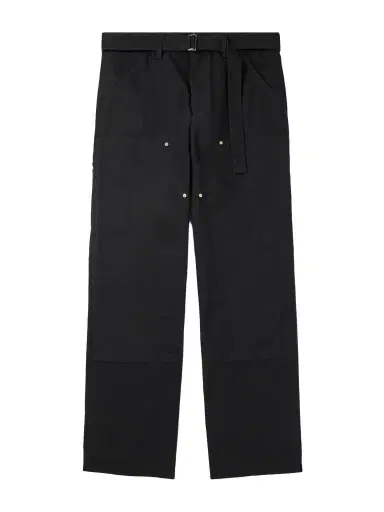 Sacai Carhartt WIP Straight-Leg Belted Panelled Cotton-Canvas Trousers - Men | Thumbnail 1 Sacai Carhartt WIP Straight-Leg Belted Panelled Cotton-Canvas Trousers - Men | Thumbnail 1