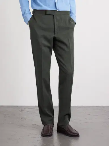 Thom Sweeney Double-Breasted Linen Suit - Men | Thumbnail 3