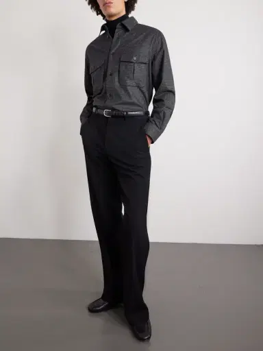 dunhill Prince of Wales Checked Wool and Cashmere-Blend Overshirt - Men | Thumbnail 2 dunhill Prince of Wales Checked Wool and Cashmere-Blend Overshirt - Men | Thumbnail 2