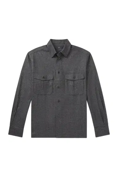 dunhill Prince of Wales Checked Wool and Cashmere-Blend Overshirt - Men | Thumbnail 1 dunhill Prince of Wales Checked Wool and Cashmere-Blend Overshirt - Men | Thumbnail 1