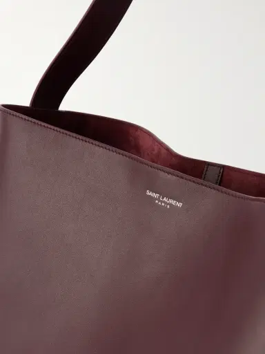 Saint Laurent Leather Tote Bag - Men | Thumbnail 4