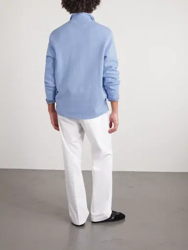 Polo Ralph Lauren Logo-Embroidered Cotton Half-Zip Sweater - Men | Thumbnail 4