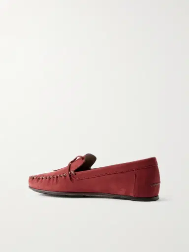 Manolo Blahnik Gargano Tasselled Nubuck Driving Shoes - Men | Thumbnail 4 Manolo Blahnik Gargano Tasselled Nubuck Driving Shoes - Men | Thumbnail 4