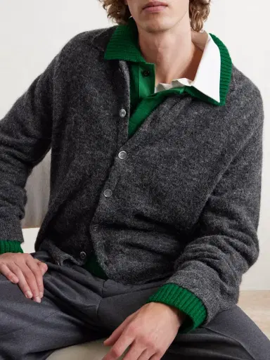 Our Legacy Evening Alpaca-Blend Cardigan - Men | Thumbnail 4