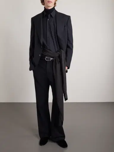 Tom Ford Steven Striped Velvet Slippers - Men | Thumbnail 2 Tom Ford Steven Striped Velvet Slippers - Men | Thumbnail 2