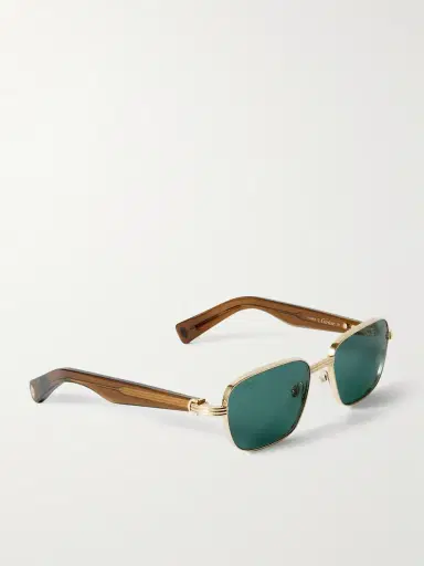 Cartier Eyewear Première De Cartier D-Frame Recycled-Acetate and Gold-Tone Sunglasses - Men | Thumbnail 4 Cartier Eyewear Première De Cartier D-Frame Recycled-Acetate and Gold-Tone Sunglasses - Men | Thumbnail 4