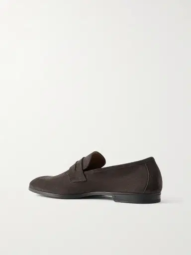 Tom Ford Sean Suede Penny Loafers - Men | Thumbnail 4