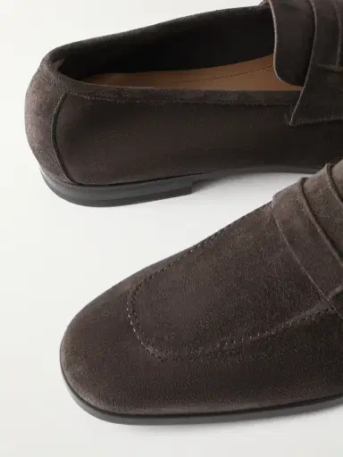 Tom Ford Sean Suede Penny Loafers - Men | Thumbnail 5