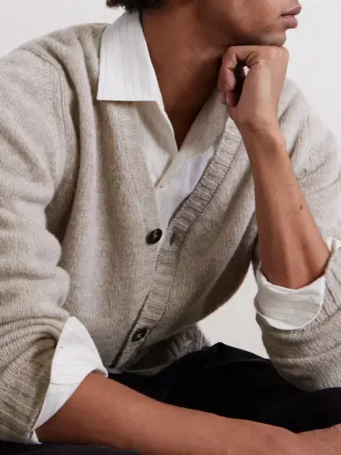 William Lockie Virgin Wool Cardigan - Men | Thumbnail 5 William Lockie Virgin Wool Cardigan - Men | Thumbnail 5