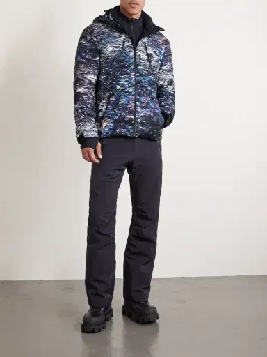 Aztech Mountain MDJ Nuke Suit Printed Quilted Hooded Down Ski Jacket - Men | Thumbnail 2 Aztech Mountain MDJ Nuke Suit Printed Quilted Hooded Down Ski Jacket - Men | Thumbnail 2