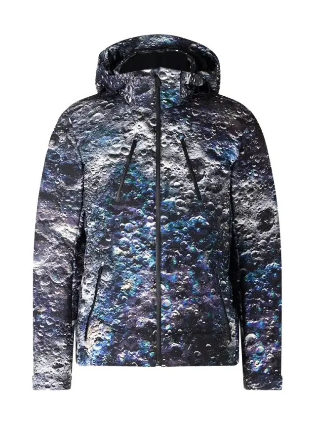 Aztech Mountain MDJ Nuke Suit Printed Quilted Hooded Down Ski Jacket - Men
