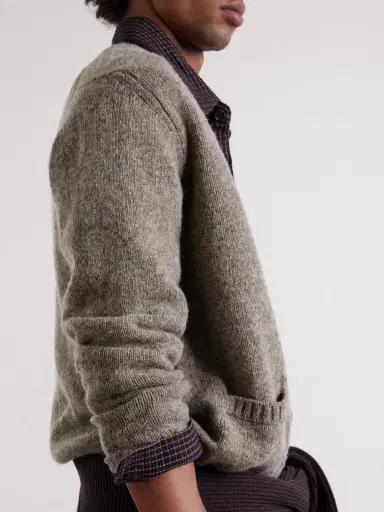William Lockie Virgin Wool Cardigan - Men | Thumbnail 4 William Lockie Virgin Wool Cardigan - Men | Thumbnail 4