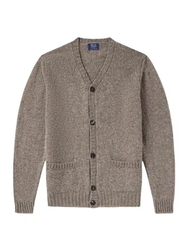 William Lockie Virgin Wool Cardigan - Men | Thumbnail 1 William Lockie Virgin Wool Cardigan - Men | Thumbnail 1