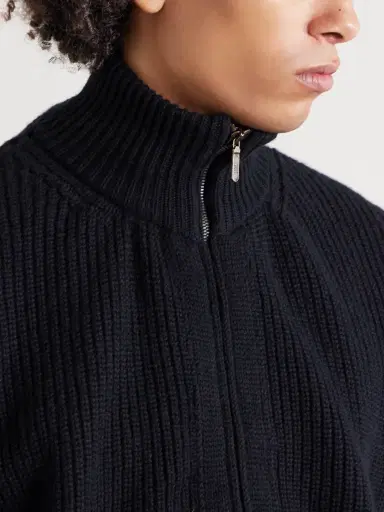 William Lockie Zack Ribbed Cashmere Cardigan - Men | Thumbnail 5 William Lockie Zack Ribbed Cashmere Cardigan - Men | Thumbnail 5
