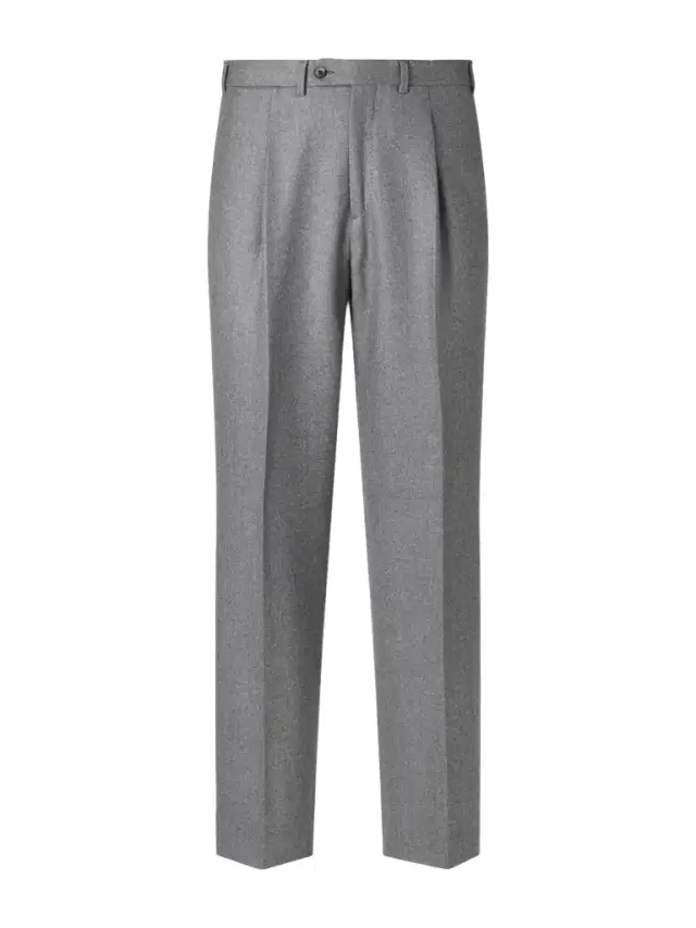 Wide-Leg Pleated Wool-Flannel Suit Trousers - Men