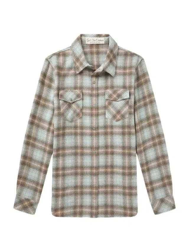 Joy Checked Cashmere Shirt - Men