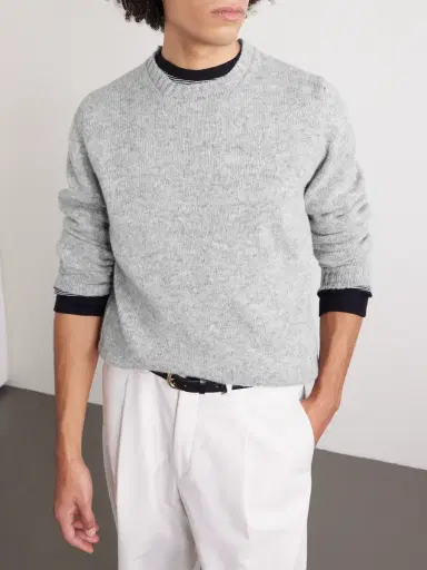 William Lockie Virgin Wool Sweater - Men | Thumbnail 3 William Lockie Virgin Wool Sweater - Men | Thumbnail 3