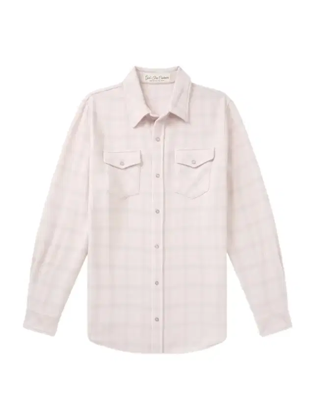 God's True Cashmere Clarity Ombre Checked Cashmere Shirt - Men