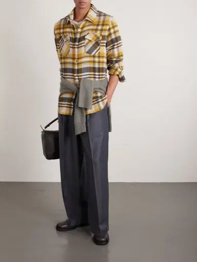 God’s True Cashmere Abudance Checked Cashmere Shirt - Men | Thumbnail 2