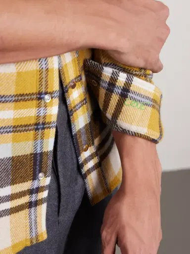 God’s True Cashmere Abudance Checked Cashmere Shirt - Men | Thumbnail 5