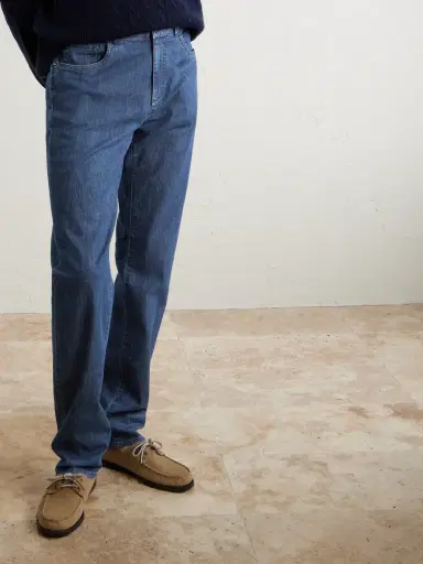 Canali Slim-Fit Straight-Leg Jeans - Men | Thumbnail 3