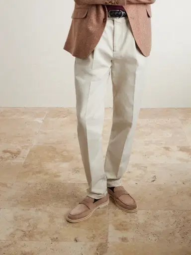 Brunello Cucinelli Suede Penny Loafers - Men | Thumbnail 2 Brunello Cucinelli Suede Penny Loafers - Men | Thumbnail 2