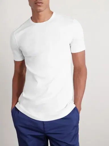 Brunello Cucinelli Ribbed Jersey T-Shirt - Men | Thumbnail 3 Brunello Cucinelli Ribbed Jersey T-Shirt - Men | Thumbnail 3