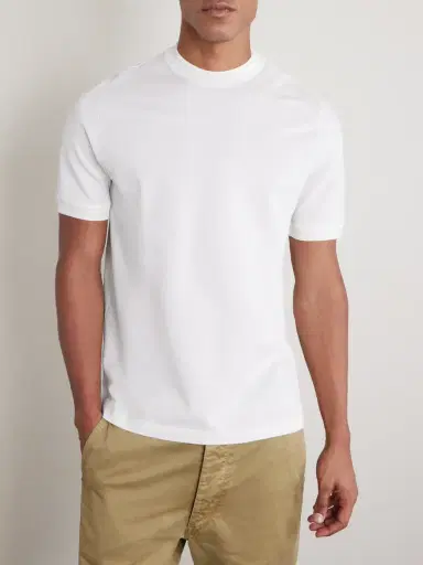 Canali Cotton-Piqué T-Shirt - Men | Thumbnail 3 Canali Cotton-Piqué T-Shirt - Men | Thumbnail 3