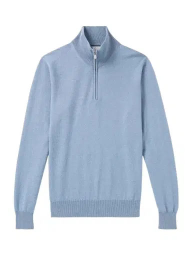 Brunello Cucinelli Cashmere Half-Zip Sweater - Men | Thumbnail 1 Brunello Cucinelli Cashmere Half-Zip Sweater - Men | Thumbnail 1