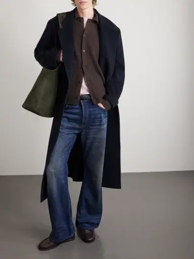 Auralee Ribbed-Knit Wool Cardigan - Men | Thumbnail 2 Auralee Ribbed-Knit Wool Cardigan - Men | Thumbnail 2