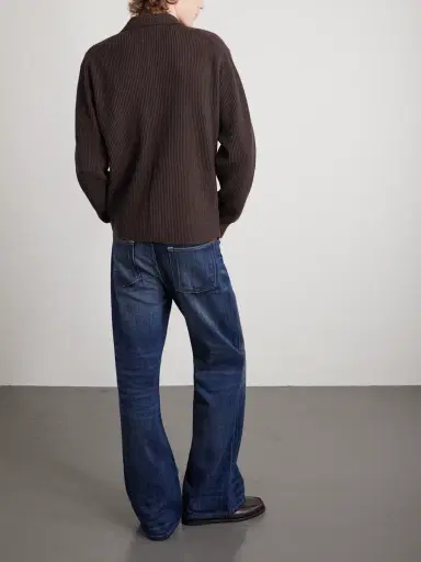 Auralee Ribbed-Knit Wool Cardigan - Men | Thumbnail 4 Auralee Ribbed-Knit Wool Cardigan - Men | Thumbnail 4
