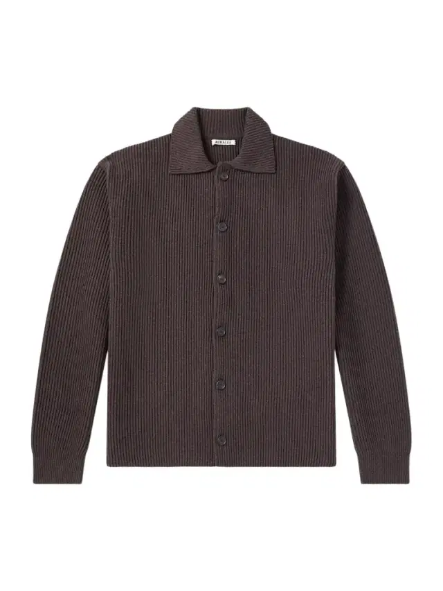 Ribbed-Knit Wool Cardigan - Men