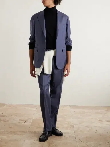 Canali Stretch-Wool and Cashmere-Blend Suit Jacket - Men | Thumbnail 2 Canali Stretch-Wool and Cashmere-Blend Suit Jacket - Men | Thumbnail 2