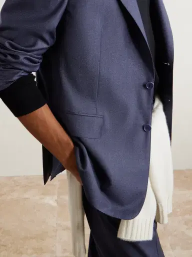 Canali Stretch-Wool and Cashmere-Blend Suit Jacket - Men | Thumbnail 5 Canali Stretch-Wool and Cashmere-Blend Suit Jacket - Men | Thumbnail 5