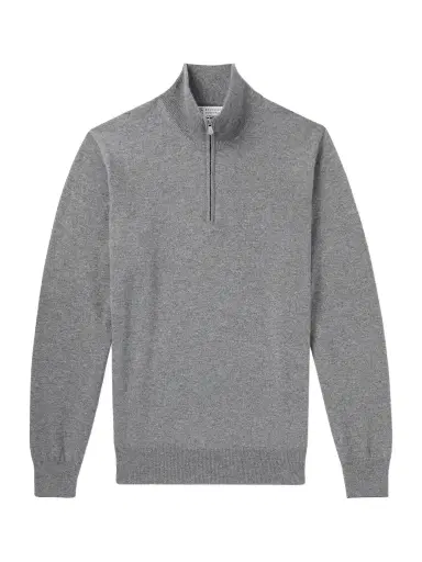 Brunello Cucinelli Cashmere Half-Zip Sweater - Men | Thumbnail 1 Brunello Cucinelli Cashmere Half-Zip Sweater - Men | Thumbnail 1