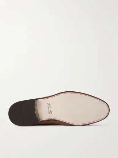 Brunello Cucinelli Suede Loafers - Men | Thumbnail 3 Brunello Cucinelli Suede Loafers - Men | Thumbnail 3
