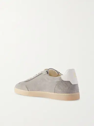 Brunello Cucinelli Coda Di Rondine Suede Sneakers - Men | Thumbnail 3