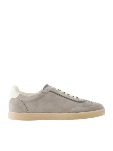 Brunello Cucinelli Coda Di Rondine Suede Sneakers - Men | Thumbnail 1