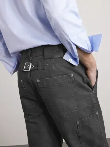 Loewe Straight-Leg Cotton Trousers - Men | Thumbnail 5 Loewe Straight-Leg Cotton Trousers - Men | Thumbnail 5